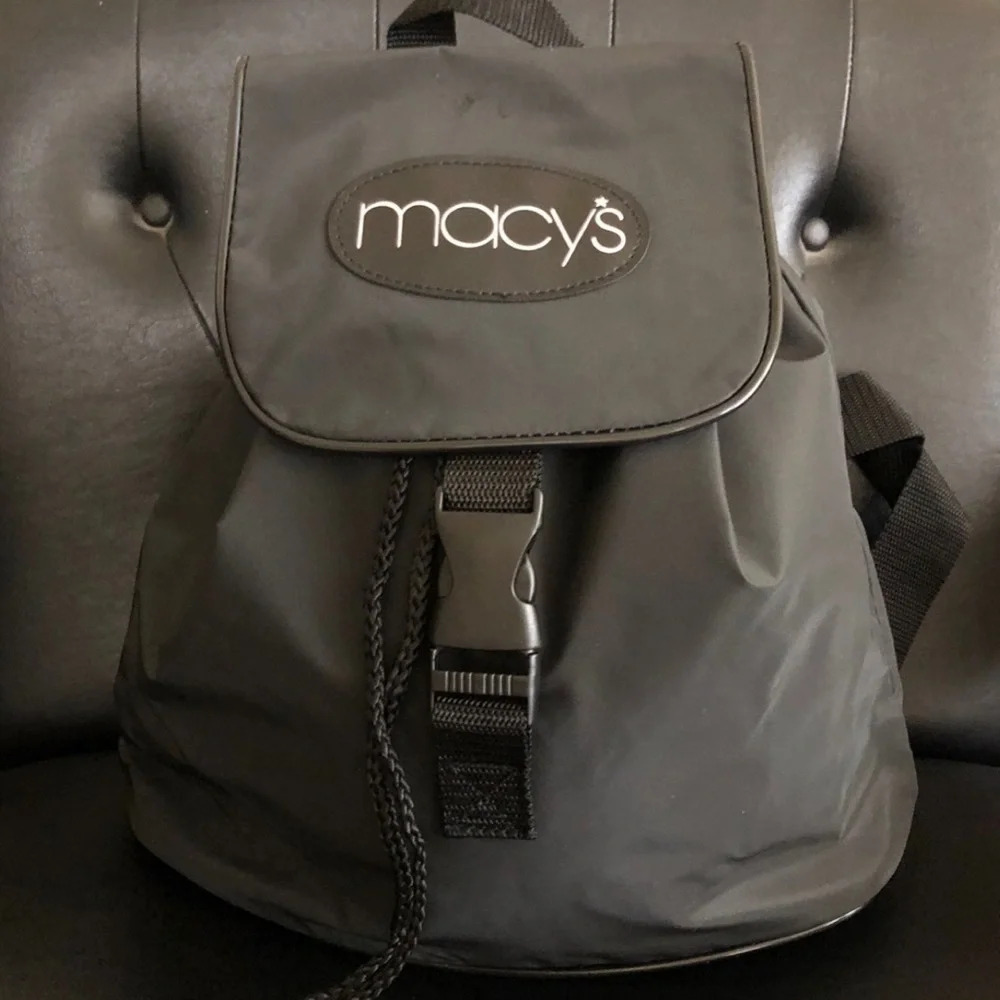 Brand New Black Macy's Backpack - Picture 2 of 6